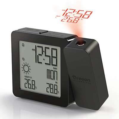 Oregon Scientific Projection Alarm Clock with Weather Forecasting, Black Oregon Scientific Projection Alarm Clock with Weather Forecasting, Black